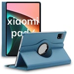 ebestStar Housse pour Xiaomi Pad 6, Pad 6 Pro Support Rotatif 360 PU Cuir, Bleu