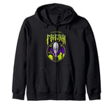 The Addams Family Halloween Freak Wednesday Spooky Poster Zip Hoodie