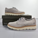 Timberland Womens Oxford Shoes Grey 8 UK Leather Kenniston Lace Ox A19EM