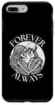 iPhone 7 Plus/8 Plus forever always - skeleton couple eternal lover Twin Flame Case