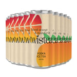 Twistea 4% ABV Blood Orange & Mandarin Vodka Ice Tea - 12 x 250ml Cans