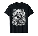 American Side by Side ATV patriot bald eagle, mudding lover T-Shirt