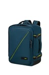 American Tourister Take2Cabin - Sac de cabine easyJet 36 x 20 x 45 cm, 38 L, 0.70 kg, bagage à main, sac à dos d'avion M, sous-siège, bleu (Harbor Blue)