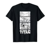 Attack on Titan Annie Leonhart VS Reiner Braun Stack Manga T-Shirt