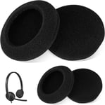 Coussinets D'Oreille De Rechange Pour Casque Logitech - H330/H340/H390/H609/H760, Mousse De Haute Qualité, Confortable, Durable, Respirant, Noir, Idéal Pour Une Utilisation À Long [QUE073170]