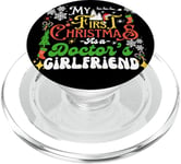 Mon premier Noël en tant que petite amie d'un médecin New Doctor GF BF PopSockets PopGrip pour MagSafe