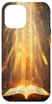 iPhone 12 Pro Max Catholicism Open Bible Rays Spiritual Divine Case