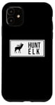 Coque pour iPhone 11 Design simple d'élan de chasse cool pour les chasseurs de gros gibier