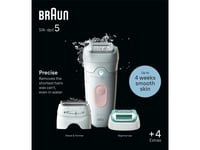 Braun Silk-Épil 5 Epilator 5-050 Vit Och Rosa