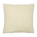 Evans Lichfield Malham Shearling-Feel Fleece Cushion - Ivory - Size 30 cm x 50 cm