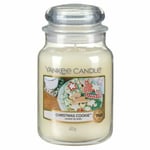 Yankee Candle Christmas Cookie Large Jar Candle 623g Vanilla Scent, Baked Notes