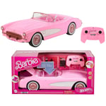 Hot Wheels RC Barbie Corvette, Battery-Operated Remote-Control Toy Car from B...