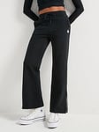 Converse Womens Converse Loose Pant - Black, Black, Size M, Women