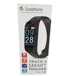 Goodmans Track+ Plus Smart Fitness Tracker Watch Works Apple Health & Google Fit