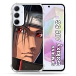 Cokitec Coque Renforcée pour Samsung Galaxy A35 5G Manga Naruto Itachi Visage