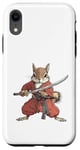 Coque pour iPhone XR Anime Samurai Squirrel Warrior Kids