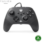 PowerA FUSION Pro 4 Wired Controller for Xbox Series X|S, adjustable height thumbsticks, hall effect, mappable buttons, officially licensed, works with Xbox One and Windows 10/11