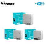 SONOFF MINI Inter/ZBMINI/ZBMINI-L2 Commande Vocale MINI Commutateur Zigbee/WiFi Smart Switch Fonctionne Avec Alexa eWelink Google Home - Type MINIR2 3PCS #A