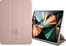 Etui Na Tablet Guess Etui Guess Guic12pusaspi Apple Ipad Pro 12.9 2021 (5. Generacji) Book Cover Różowy/Pink Saffiano Collection