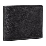 STILORD 'Derek' Porte Monnaie Homme Cuir Anti RFID Vintage Portefeuille Homme Petit Porte Cartes Pochette Porte Billets Mini Wallet NFC Protection, Couleur:Noir