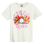 Amplified Unisex Adult Night At The Opera Crest Queen Vintage T-Shirt - XXL