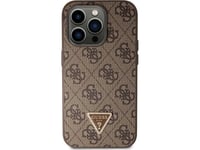 Guess Etui Guess Guhcp14xp4tdscpw Apple Iphone 14 Pro Max Hardcase Crossbody 4G Metal Logo Brązowy/Brown