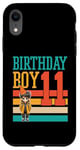 Coque pour iPhone XR 11 ans Anime Loving Birthday Boy Anime Fête d'anniversaire