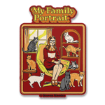 Steven Rhodes - My Family Portrait Sticker, Accessories