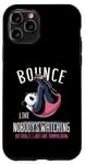 Coque pour iPhone 11 Pro Trampoline Gymnastique Panda Trampolining Gymnaste