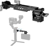 Support de Moniteur d'Appareil Photo pour DJI RS2, RS3, RS 3Pro, RS 3 Mini avec Pince QR NATO, Griffe, Design Anti-Torsion, AM-MTRS