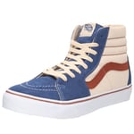 Vans Sk8-hi Unisex Adults Hi-Top Sneakers, Blue (Stv Navy/Coconut Shell), 9.5 UK (44 EU)