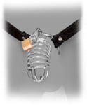 Cage de Chasteté Homme Extreme Chastity Ceinture Jeu De Détournement en Acier