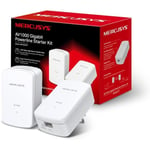 CPL 1000Mbps - Mercusys MP500 KIT - Prise CPL Fibre avec 1 Port Gigabit - Boitier CPL Kit de 2