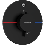 Hansgrohe ShowerSelect Comfort S dusjbatteri, sort