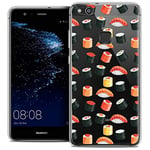 Caseink Coque pour Huawei P10 Lite (5.2) Housse Etui [Crystal Gel HD Collection Foodie Design Sushi - Souple - Ultra Fin - Imprimé en France]