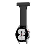 Bemodst Strap for Samsung Galaxy Smart Watch 20mm Silicone Strap, Huawei Watch Xiaomi Watch Pin Strap Buckle Strap, Smart Watch Accessories Bracelet Strap for Nurse Midwife Doctor Nursing Staff(black)