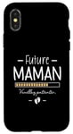 Coque pour iPhone X/XS Future Maman - Humour Grossesse pour Femme Enceinte