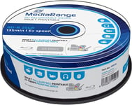 Blu-Ray Vierge Bd-R 6X 25Go Imprimable(Boite De 25)