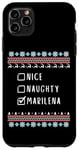 Coque pour iPhone 11 Pro Max Gentile Coquine Noël Marilena Pull Moche