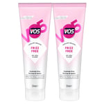 VO5 Womens Frizz Free Air Dry Cream Controls Revives and Tames 125ml, 2 Pack - One Size