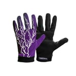 ROSTAING Gants Super-Héros Enfant SUPERELECTRO - Paire de Gants Phosphorescents Polyvalents pour Activités Nocturnes, Bricolage et Loisirs Extérieurs, Couleur Violet