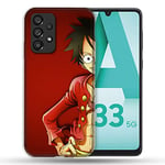 Coque pour Samsung Galaxy A33 5G Manga One Piece Luffy