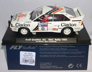 QQ FLY 88285 Audi Quattro A2 #8 Rac Rally 1985 Per Eklund-Bjorn Cederberg