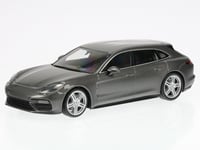 MINICHAMPS - Voiture de couleur gris métallisé – PORSCHE panamera turbo - 1/4...