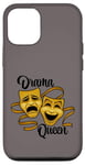 iPhone 12/12 Pro Gold Comedy And Tragedy Theater Masks Drama Queen Case