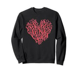 Edward Scissorhands Movie Valentine’s Day Scissor Heart Sweatshirt