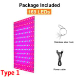 3000W LED Plant Grow Light Full Spectrum LED Justerbar 169-LED 169-LED