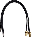 Adaptateur TS9 mâle SMA Femelle câble Noir 20cm pour antenne Externe Compatible Routeur 4G LTE 5G Huawei B528 B628 B818 E5372 E5577 E5786 E5573 E5787 et Autres Modem Hotspot