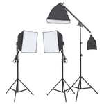 Studiobelysning med stativ & softbox