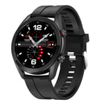 FMSBSC Smartwatch Montre Intelligente pour Téléphones Android iOS avec Appel Bluetooth Fréquence Cardiaque Pression Artérielle Moniteur Spo2 Suivi du Sommeil, Montre De Sport pour Hommes Femmes,Noir